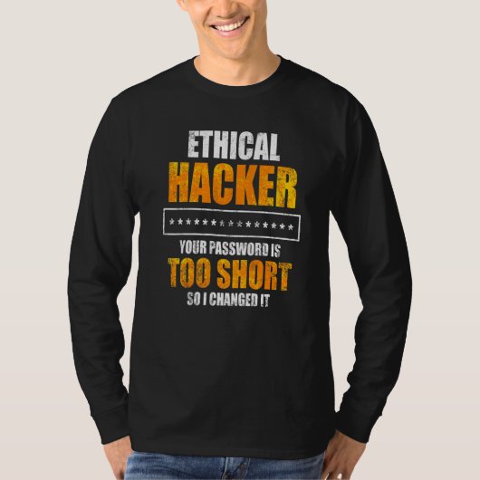 Ethischer Hacker Cybersecurity It Pen Tester 9 T-Shirt (Vorderseite)