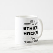 Ethischer Hacker Cybersecurity - Sicherheitsszenar Kaffeetasse (VorderseiteRechts)