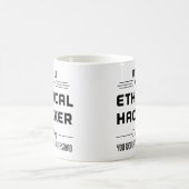 Ethischer Hacker Cybersecurity - Sicherheitsszenar Kaffeetasse (Mittel)
