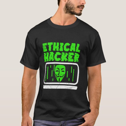 Ethischer Hacker Hacking Hack Computer It Hacker T-Shirt (Vorderseite)