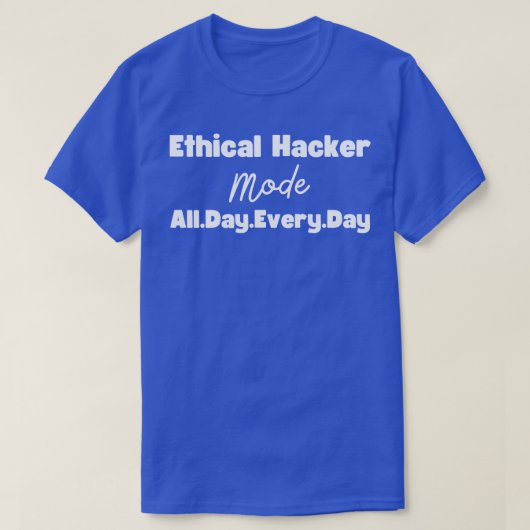 Ethischer Hacker T-Shirt (Design vorne)