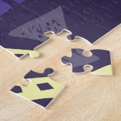 Ethischer, primitiver geometrischer Hintergrund de Puzzle (Seite)