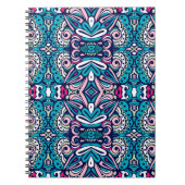 Ethisches Flickwerk. Abstraktes geometrisches Mosa Notizblock (Vorderseite)