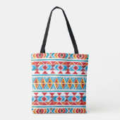 Ethisches geometrisches Muster der Wasserfarbe. Tasche (Rückseite)