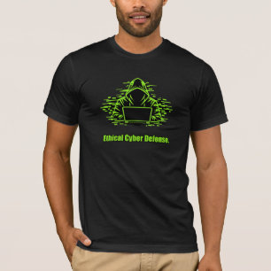 Ethisches Hacking Cyber-Verteidigungsintegritätsde T-Shirt