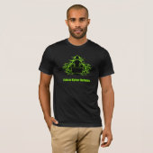 Ethisches Hacking Cyber-Verteidigungsintegritätsde T-Shirt (Vorne ganz)