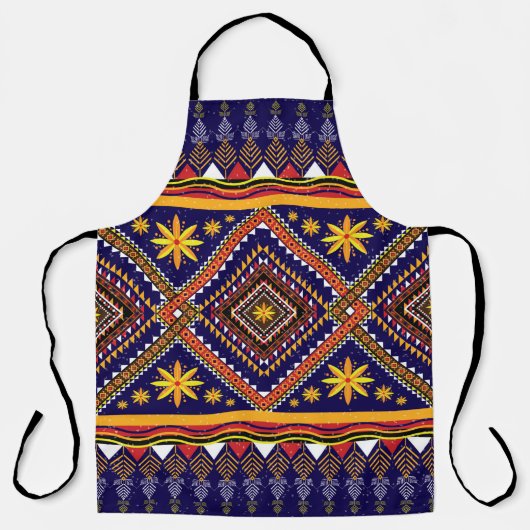 Ethisches Ikat-Muster Schürze (Vorderseite)