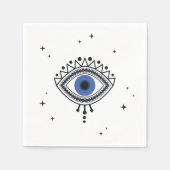 Ethisches Magensymbol für das bösartige Auge Serviette (Vorderseite)
