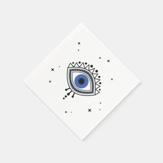 Ethisches Magensymbol für das bösartige Auge Serviette (Ecke)