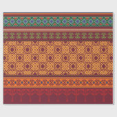 Ethisches nahtloses Stammmuster Geschenkpapier (Flach)