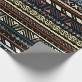 Ethisches nahtloses Stammmuster Geschenkpapier (Ecke)