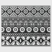 Ethisches nahtloses Stammmuster Geschenkpapier (Flach)