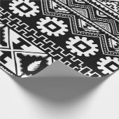 Ethisches nahtloses Stammmuster Geschenkpapier (Ecke)