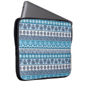 Ethisches nahtloses Stammmuster Laptopschutzhülle (Vorne Rechts)