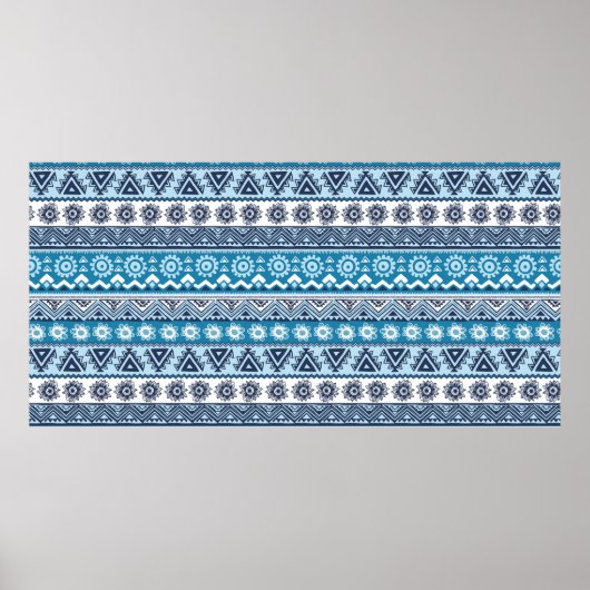 Ethisches nahtloses Stammmuster Poster (Vorne)