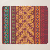 Ethisches nahtloses Stammmuster Sherpadecke (Vorderseite (Horizontal))