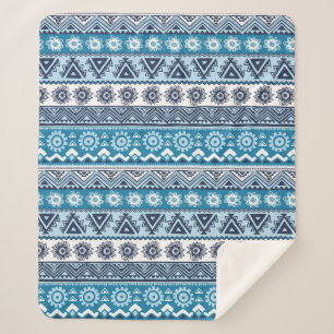 Ethisches nahtloses Stammmuster Sherpadecke