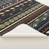 Ethisches nahtloses Stammmuster Sherpadecke (3/4)