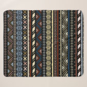 Ethisches nahtloses Stammmuster Sherpadecke (Vorderseite (Horizontal))