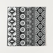Ethisches nahtloses Stammmuster Wandteppich (Vorderseite (Horizontal))