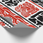 Ethisches Stammesmuster 5 Geschenkpapier (Ecke)