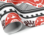 Ethisches Stammesmuster 5 Geschenkpapier (Rolleneckpunkt)