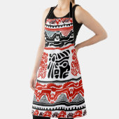 Ethisches Stammesmuster 5 Schürze (InSitu)