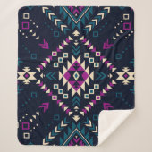 Ethisches Stammesmuster 6 Sherpadecke (Vorderseite)