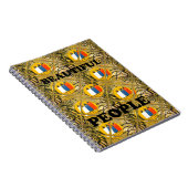 Ethnic African Art Design Print: Schöne Menschen Notizblock (Rechte Seite)