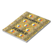 Ethnic African Art Design Print: Schöne Menschen Notizblock (Rotiert)