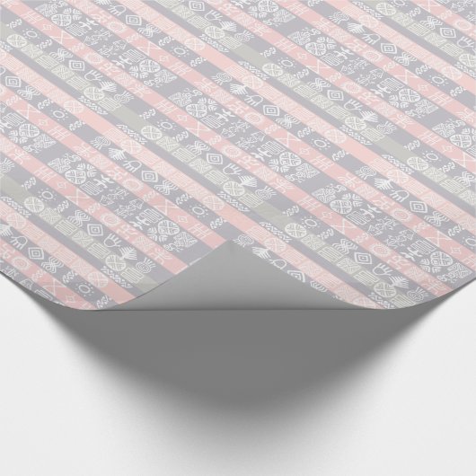 Ethnic African Boho Design Geschenkpapier (Ecke)