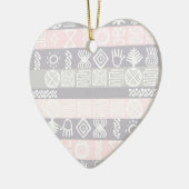 Ethnic African Boho Design Keramik Ornament (Links)