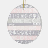 Ethnic African Boho Design Keramik Ornament (Links)