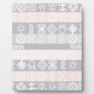 Ethnic African Boho Design - Plaque Fotoplatte