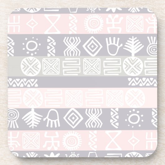 Ethnic African Boho Design Untersetzer (Vorderseite)