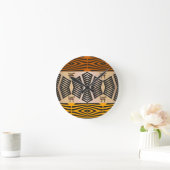 ethnic african tribal pattern runde wanduhr (Zuhause)