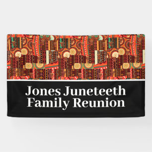 Ethnic Afrocentric Kente Tribal Muster Luggage Banner