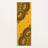 Ethnic Amber Mandala 1 Yogamatte (Vorderseite)