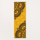Ethnic Amber Mandala 1 Yogamatte (Rückseite)