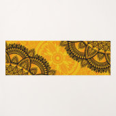 Ethnic Amber Mandala 1 Yogamatte (Vorderseite (Horizontal))
