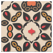 Ethnic Arabesque Geometric Boho Chic Muster Stoff (Nahaufnahme)