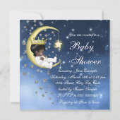 Ethnic Baby Shower Einladung (Rückseite)