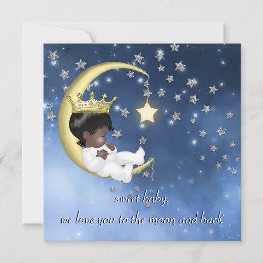 Ethnic Baby Shower Einladung (Vorderseite)