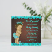 Ethnic Baby Shower Einladung (Stehend Vorderseite)