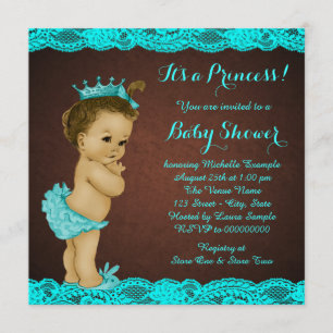 Ethnic Baby Shower Einladung