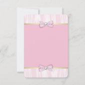 Ethnic Ballerina Tutu Kinderdusche Vielen Dank Dankeskarte (Rückseite)