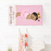 Ethnic Ballerina Tutu Pearl Baby Dusche Banner (Insitu)