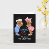 Ethnic Basketball oder Bow Wir wissen, wir Liebe S Karte (Gelbe Blume)