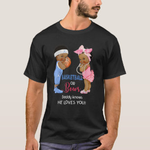 Ethnic Basketball oder Bows Daddy weiß, dass er di T-Shirt