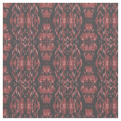 Ethnic Boho Antikes Muster Braun rosa Rot Stoff (Nahaufnahme)